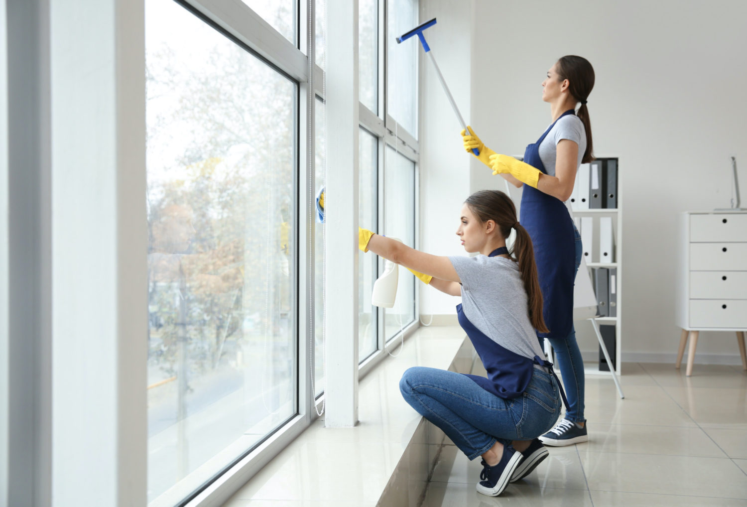 Professional commercial window cleaning team serving businesses throughout Dallas-Fort Worth, Texas